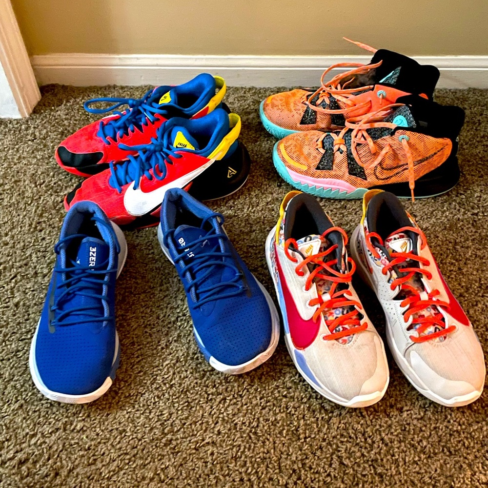 Shoe Bundle size 6.5 2 Nikes 1 UA Curry